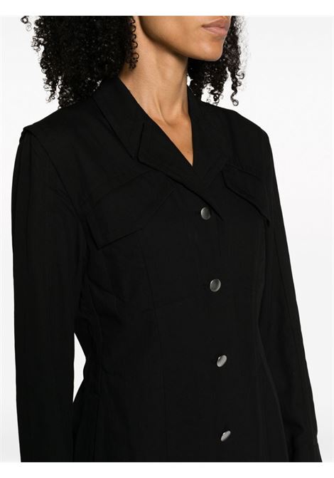 Blazer con revers a lancia in nero - donna PROENZA SCHOULER WHITE LABEL | WL2332077001